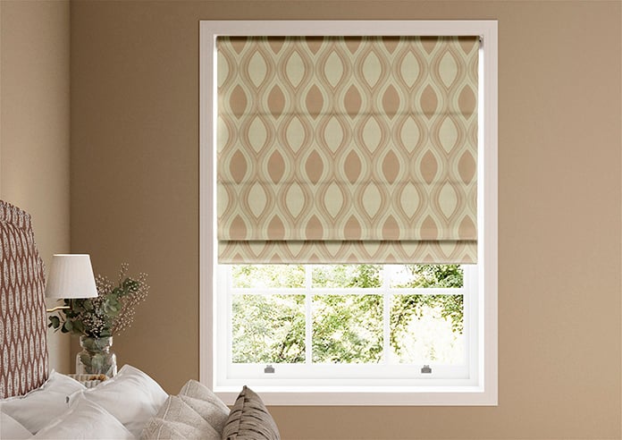 Kasian, Natural - Twist&Fit Roman Blind - Image 3